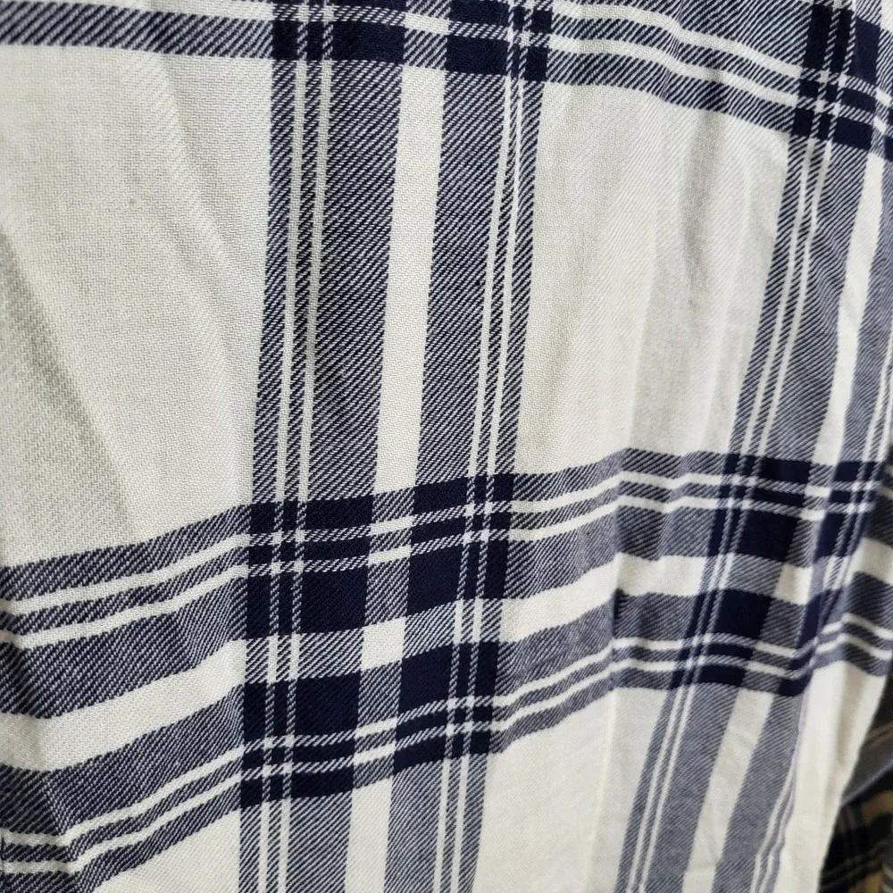 Polo Ralph Lauren Kids‎ Size 16 Plaid Button Down Shirt DressNavy Cream NWT